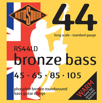 Rotosound RS44LD Bronze bass 44 – Struny do akustycznej gitary basowej  45-105