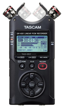 Tascam - DR-40X - Przenośny czterościeżkowy rejestrator cyfrowy z interfejsem audio USB